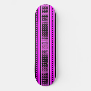 Skateboard MAZIPOODLES Motif de Tricot à rayures 001 B