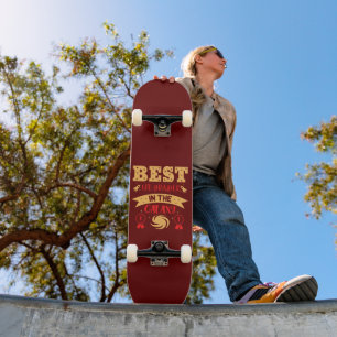 Skateboard MEILLEUR 1ER NIVEAU DANS LA GALAXIE drôle mignon