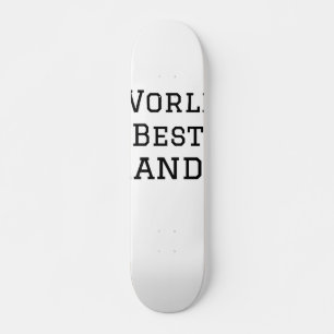 Skateboard Meilleur grand-père ajouter nom texte sport texte