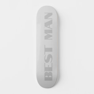 Skateboard Meilleur Témoin Planche à Roulettes Argent Métalli