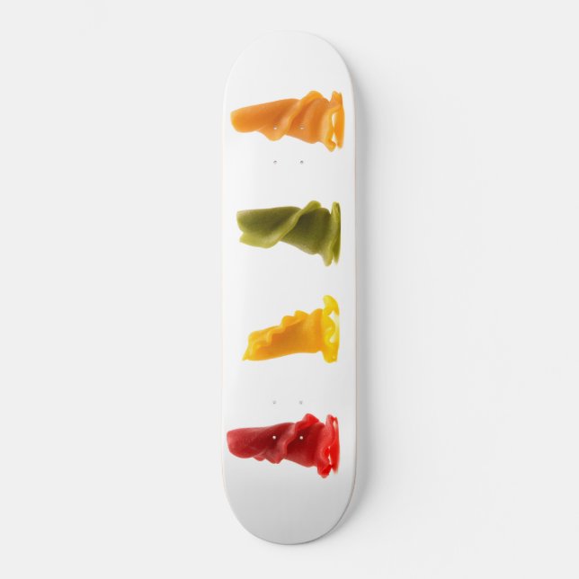Skateboard Mélange de pâtes aux formes bizarres (Recto)