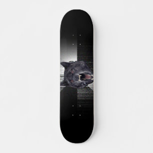 Skateboard Mème de loup de folie