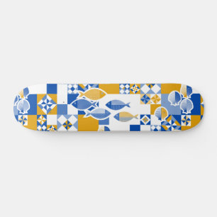 Skateboard Mer et tuiles