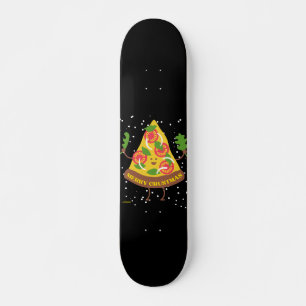 Skateboard MERRY CRUSTMAS amusant jeu de pizza de Noël