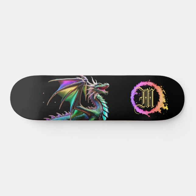 Skateboard *~* Métallique AP88 Elemental Gold Turquoise Drago (Horz)