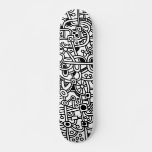 Skateboard Métropole I - Noir blanc
