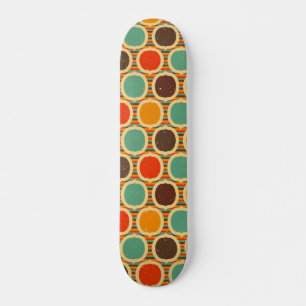 Skateboard Mi-siècle moderne géométrique 5