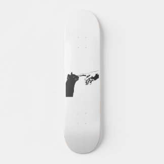 Skateboard Michelangelo Chat - Choisissez la couleur arrière 