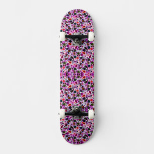 Skateboard Mignolette motif cachemire coloré