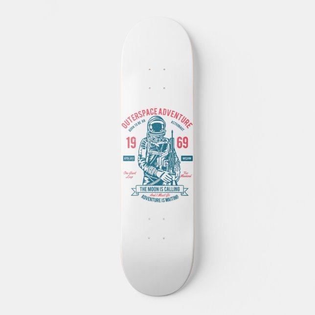 Skateboard Mission Patriotique Apollo 11 (Recto)