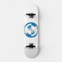 Skateboard mit Abstraktem Circles-Design