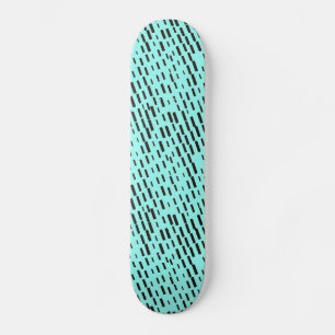 Skateboard mit abstraktem Schwarz.