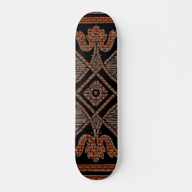 Skateboard mit Blumendesign (Vorne)