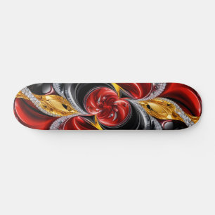 Skateboard mit deutschem Farbdesign