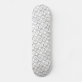 Skateboard mit Emoji.