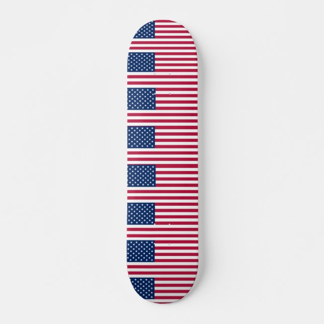 Skateboard mit Flagge der Vereinigten Staaten (Vorne)