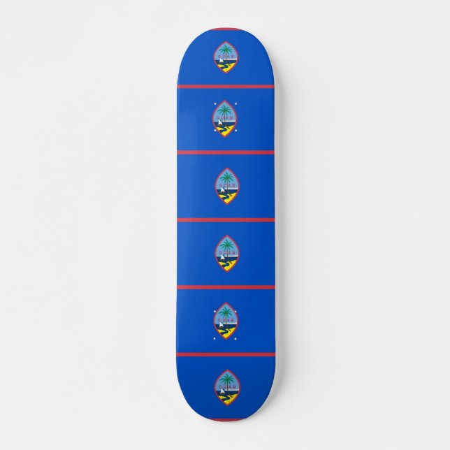 Skateboard mit Flagge von Guam (Vorne)