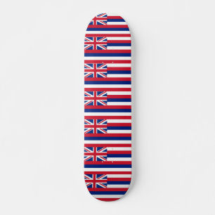 Skateboard mit Flagge von Hawaii
