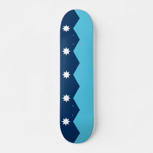 Skateboard mit Flagge von Minnesota, USA