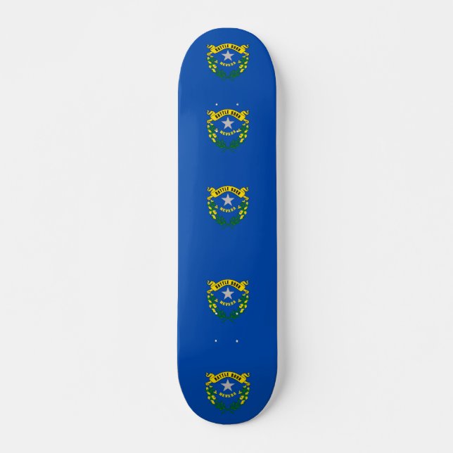 Skateboard mit Flagge von Nevada (Vorne)