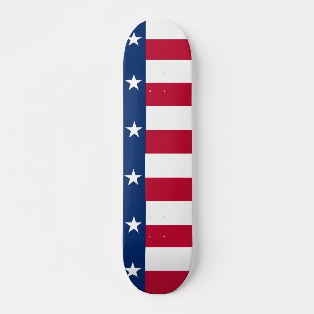 Skateboard mit Flagge von Texas (Vorne)
