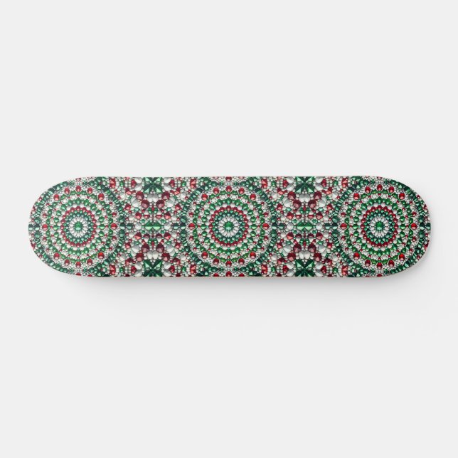 Skateboard mit italienischem Farbdesign (Horizontal)