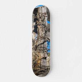 Skateboard mit rauschiger Drahtkonstruktion
