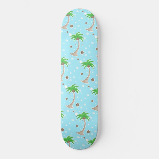 Skateboard mit Sommermuster (Vorderseite)