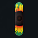 Skateboard mit Sonnenblumen - Sommer<br><div class="desc">Art Sunflower - Wählen Sie aus / fügen Sie Ihre Lieblingsfarben hinzu!</div>