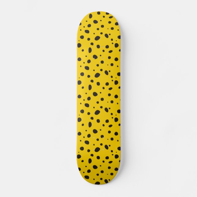 Skateboard mit Tierdruck. Cheetah Print. (Vorderseite)