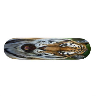 Skateboard mit Tigergesichtsbild