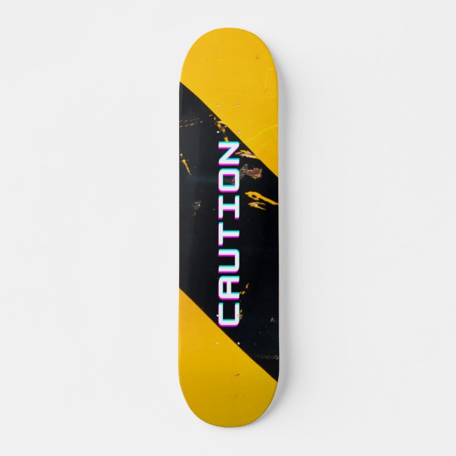 Skateboard mit Vorsicht (Vorne)