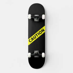 Skateboard mit Vorsicht