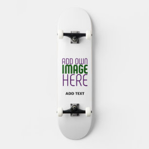SKATEBOARD MODÈLE DE TEXTE D'IMAGE BLANCHE SIMPLE MODERNE