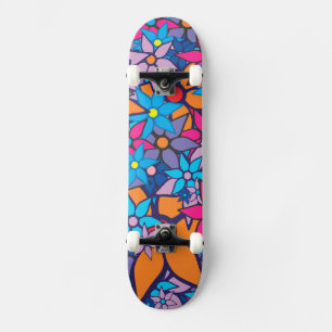 Skateboard Modèle floral tendance #4