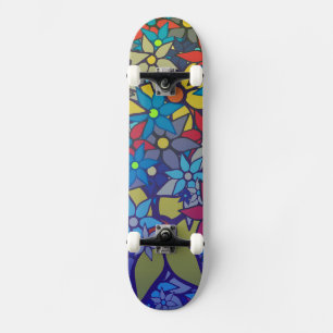 Skateboard Modèle floral tendance #8