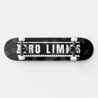 Skateboard Modèle sans couture Dark Floral Aesthetic Zéro Lim