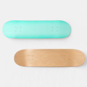 Skateboard Moderne dégradé vert Aquarelle nature motif