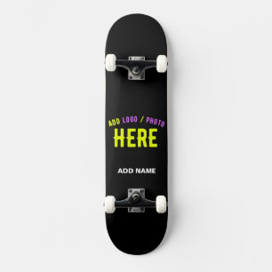 SKATEBOARD MODERNE ET MODERNE PERSONNALISABLE NOIR VÉRIFIÉ