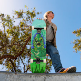 Skateboard Monstre de marais Plaisir effrayant