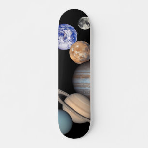 Skateboard Montage du système solaire photos de planètes JPL