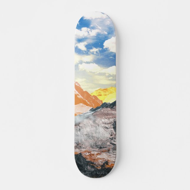 Skateboard Montagnes (montage photo) 1 (Devant)