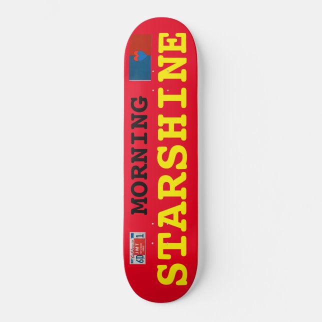 Skateboard MORNING STARSHINE (Vorderseite)