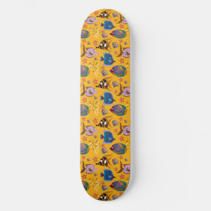 Skateboard motif