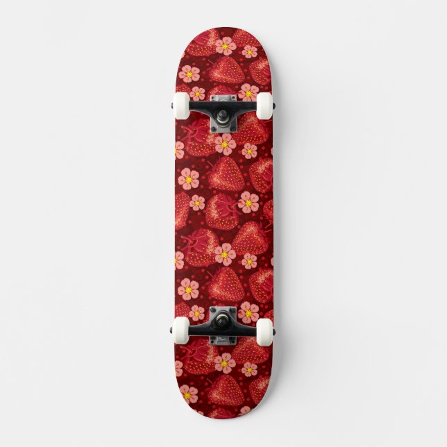 Skateboard Motif 2 2 de fraise (Recto)