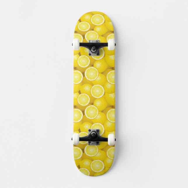 Skateboard Motif 2 de citron (Recto)