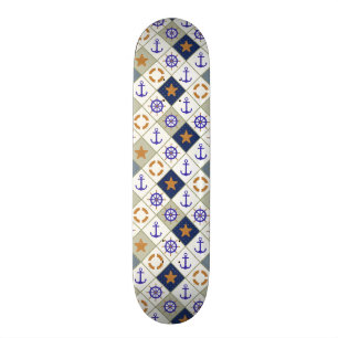 Skateboard Motif 2 de thème de mer