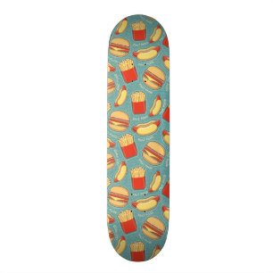 Skateboard Motif 3 d'aliments de préparation rapide
