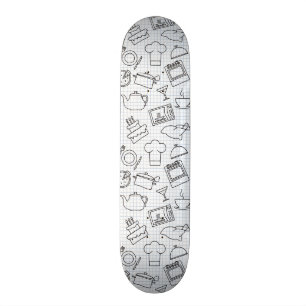 Skateboard Motif 4 de cuisine