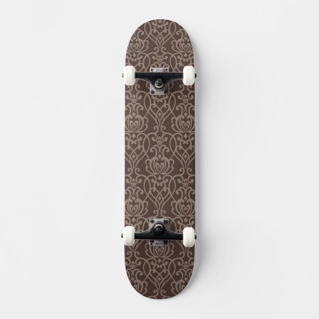Skateboard Motif 6 de damassé (Recto)